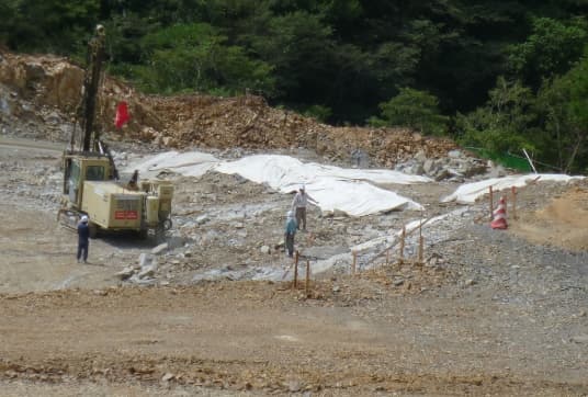 造成工事の発破④