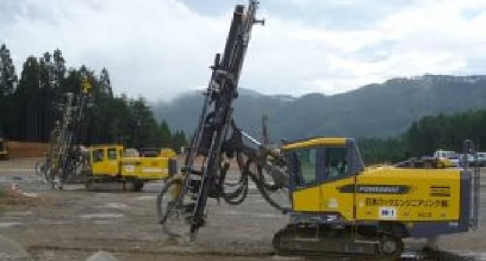 発破工事(明り発破)